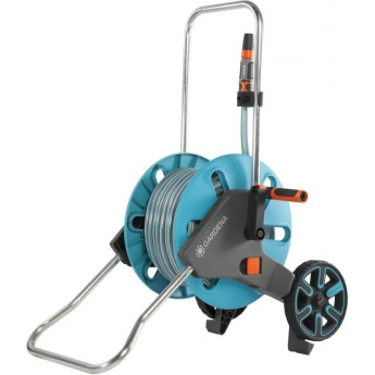 Тележка для шланга GARDENA AQUAROLL М SET с комплектом для полива
